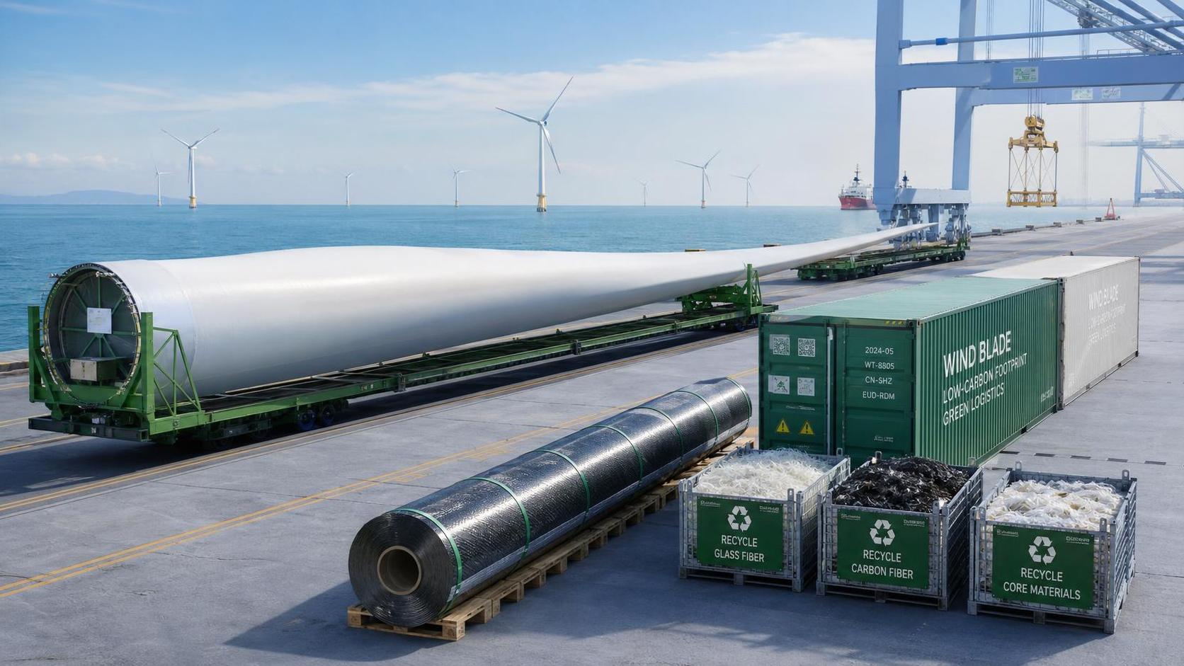 EU Starts Carbon Passport Pilot for Wind Blades