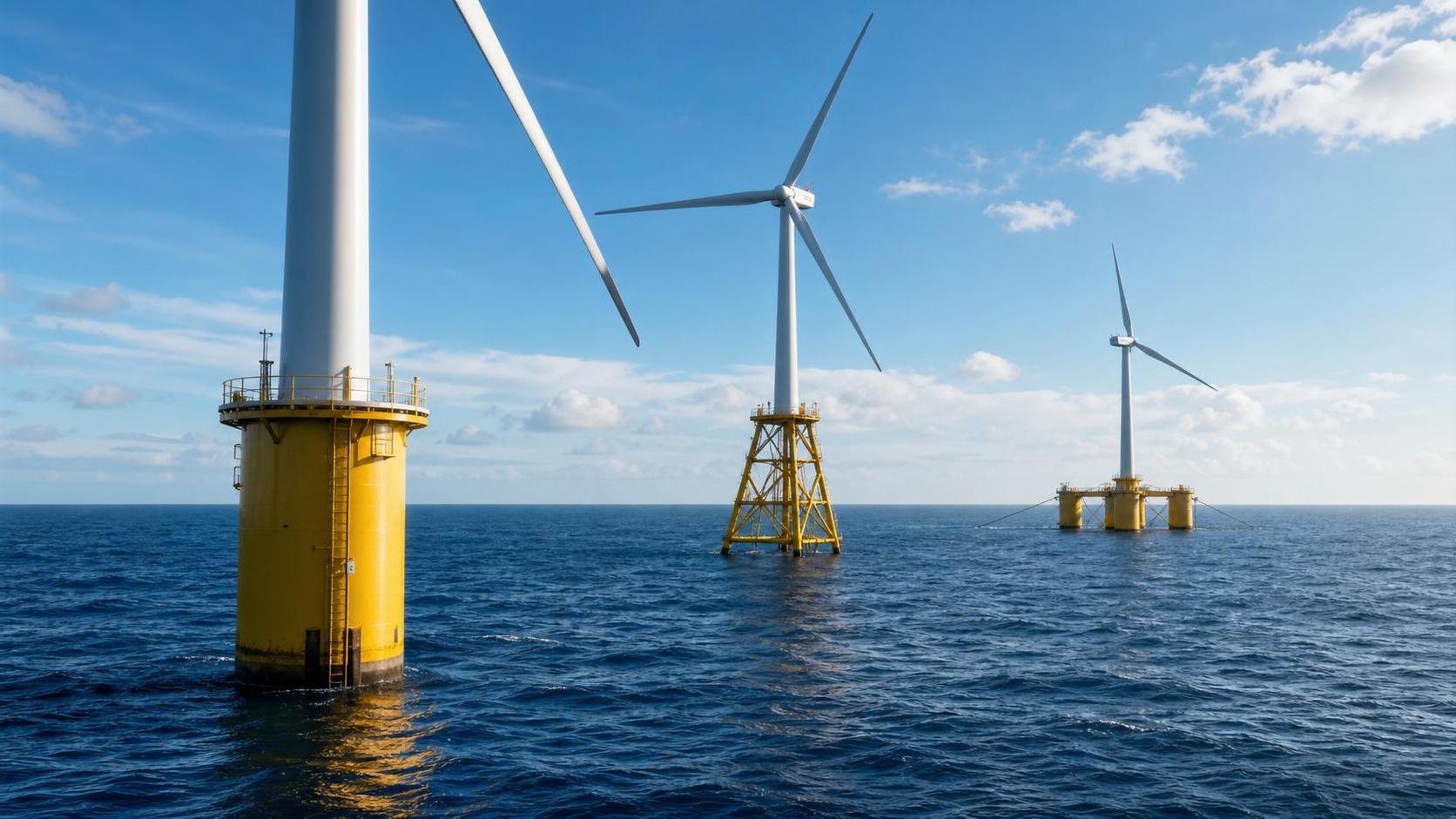 Deep-Water Wind Turbine Foundations: Monopiles, Jackets, or Floating?