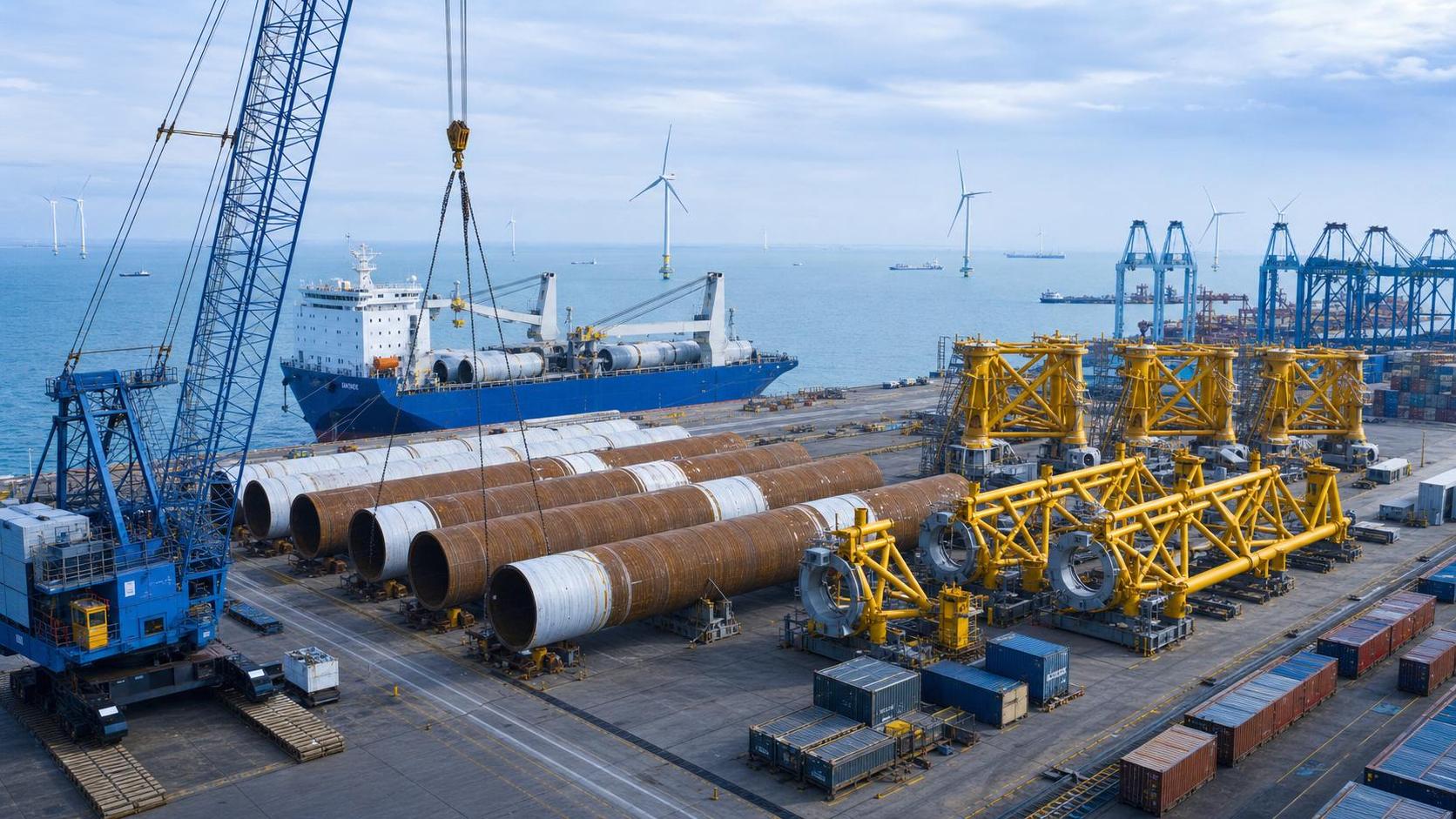 U.S. Sets 28.7% Duty on China Offshore Wind Foundations