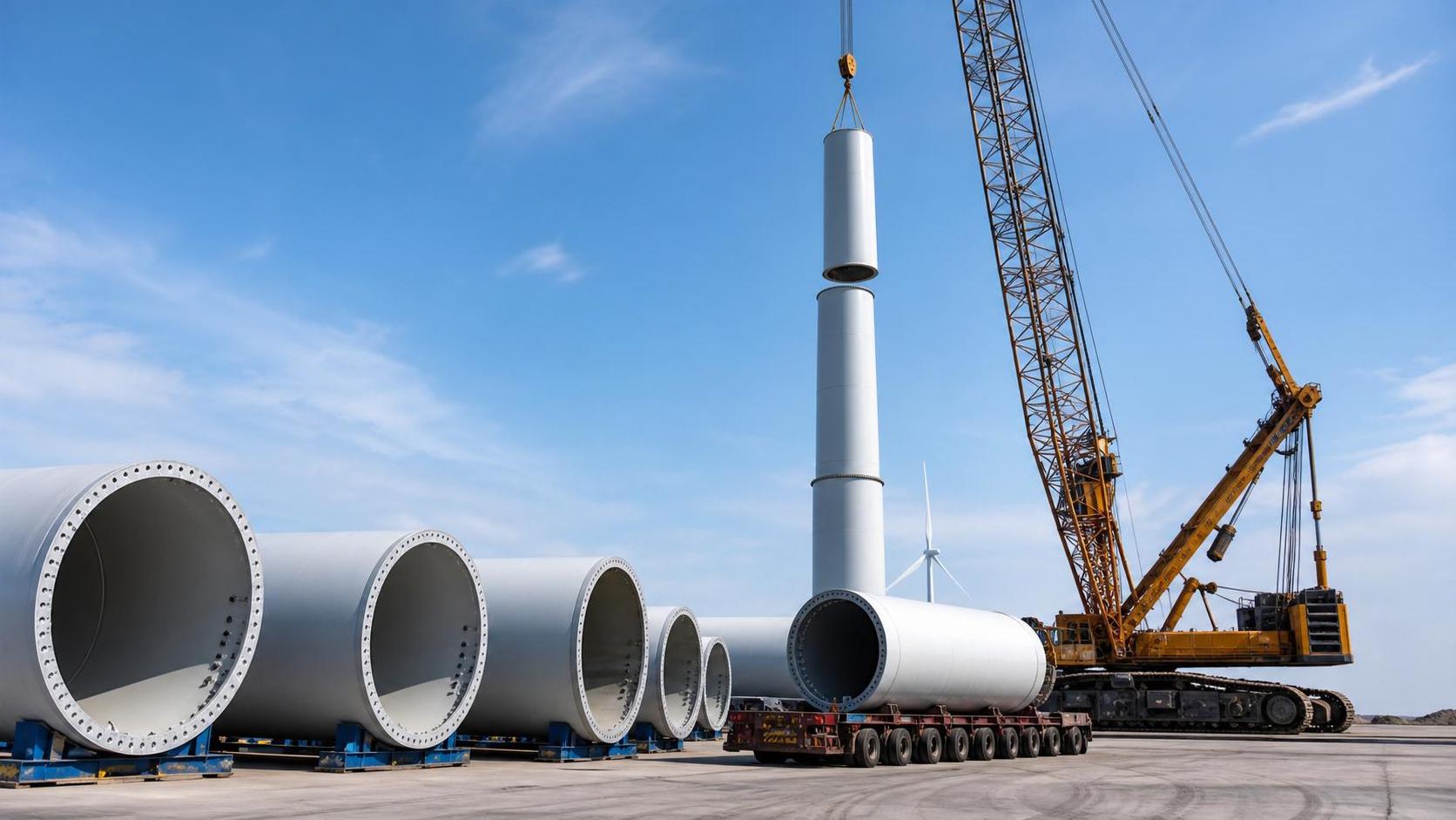 Wind Turbine Tower Sections: Transport Limits, Assembly Risks, and Design Tradeoffs