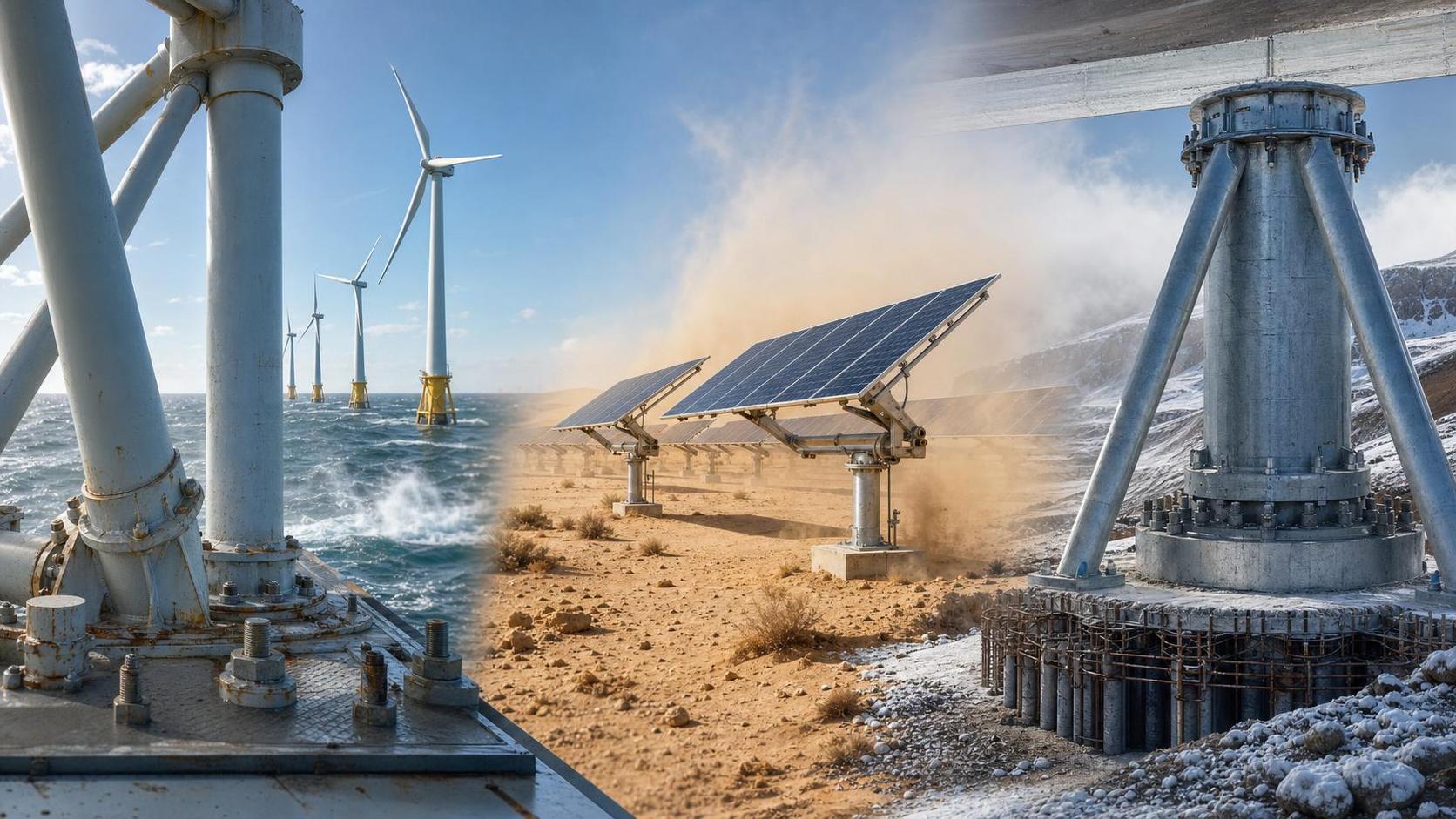 Key Design Risks in Renewable Energy Structures Engineering for Harsh Sites