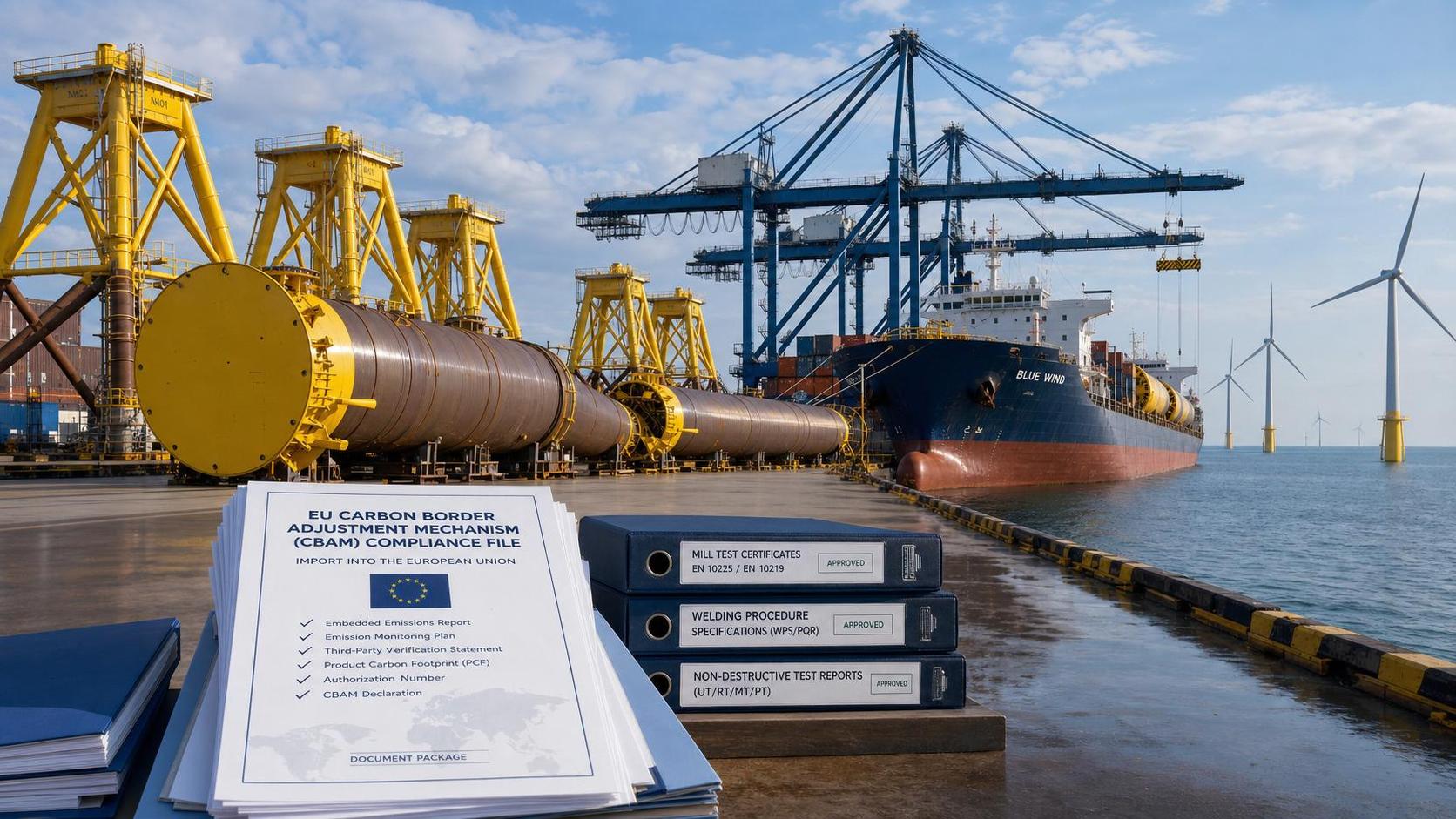 EU Requires CBAM Footprint Declarations for Offshore Wind Foundations