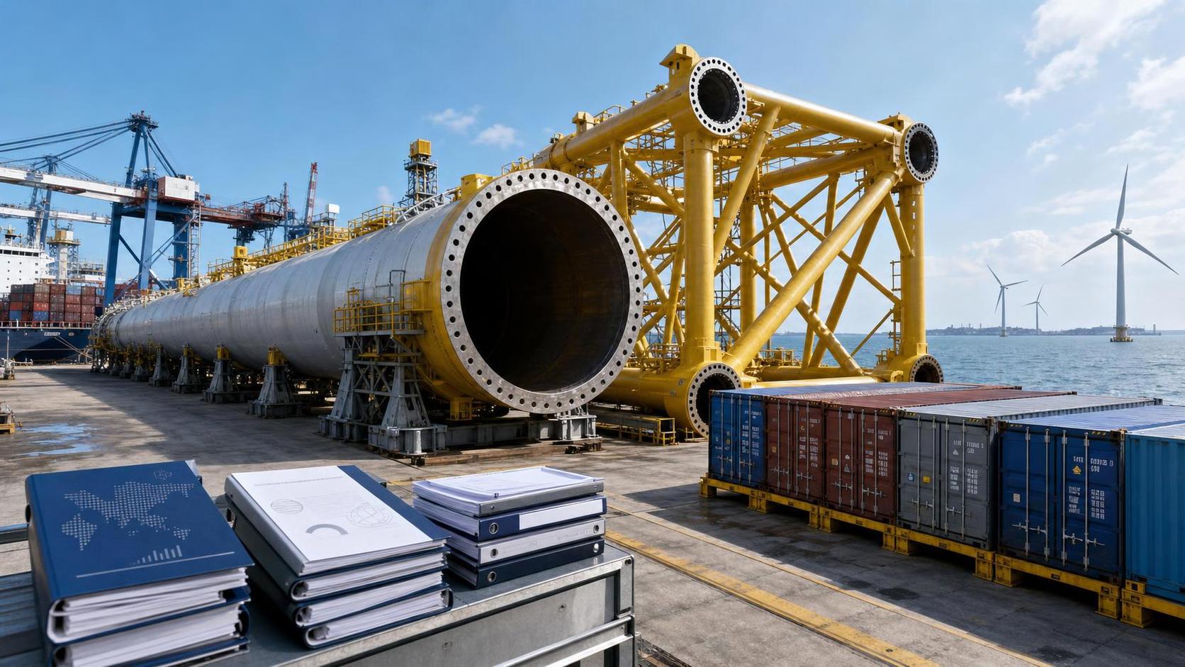 EU Rule From Aug. 1: CBAM Carbon Reports Required for Monopiles and Jackets