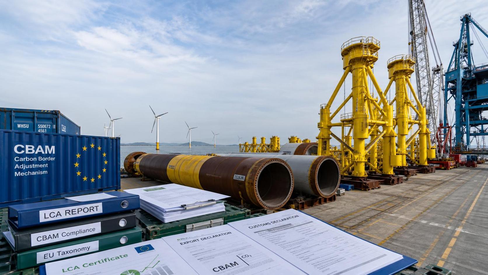 EU CBAM Update Tightens LCA Filing for Offshore Foundations
