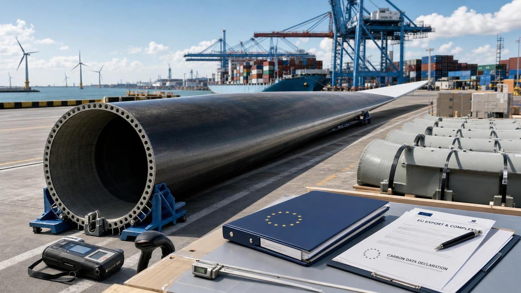 EU to Add Carbon Fiber Blades to CBAM Pre-Reporting