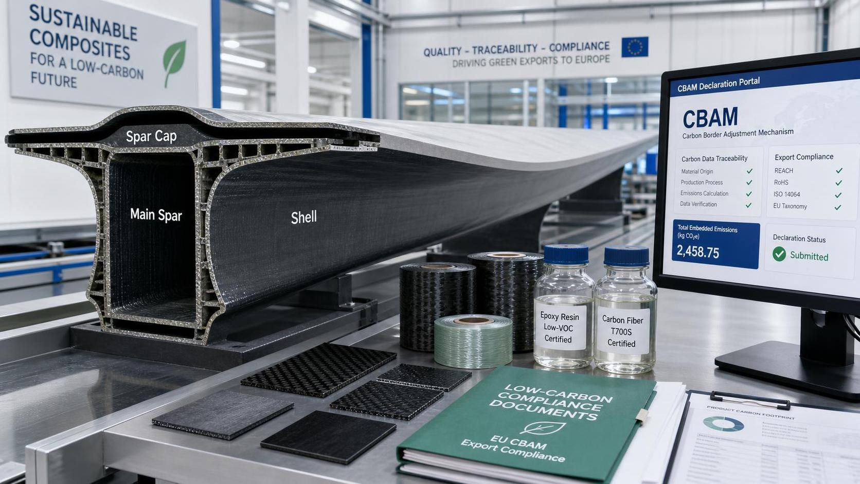 EU Extends CBAM to Wind Blade Carbon Fiber Parts