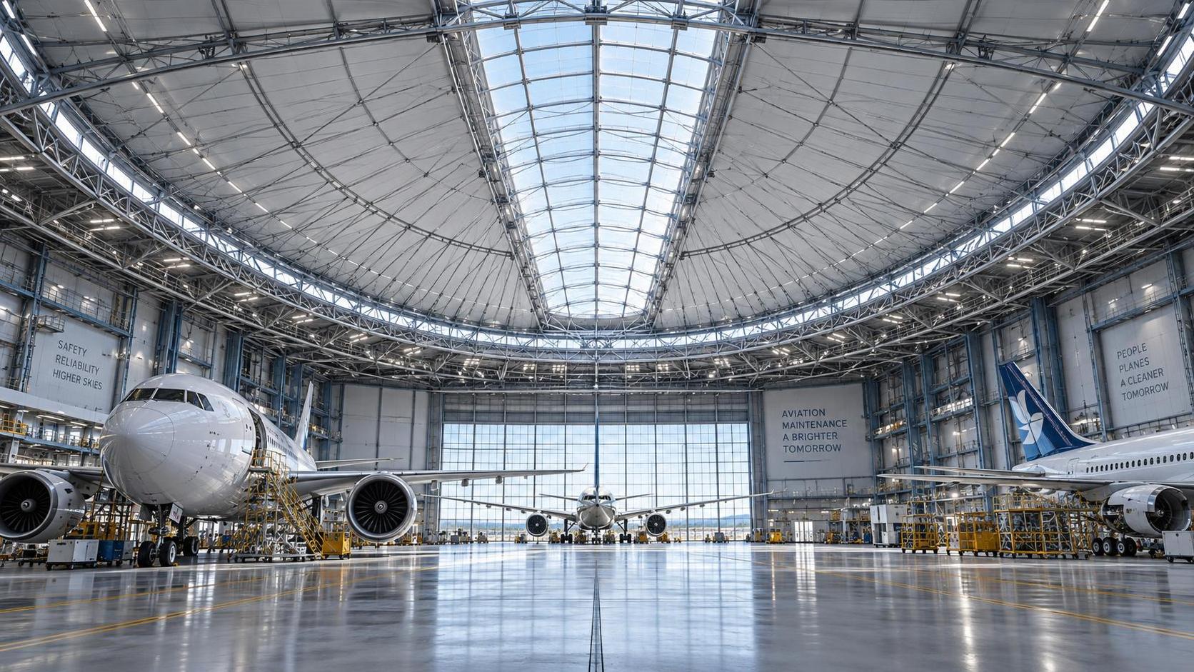 When are steel cable suspended structures suitable for long-span roofs?