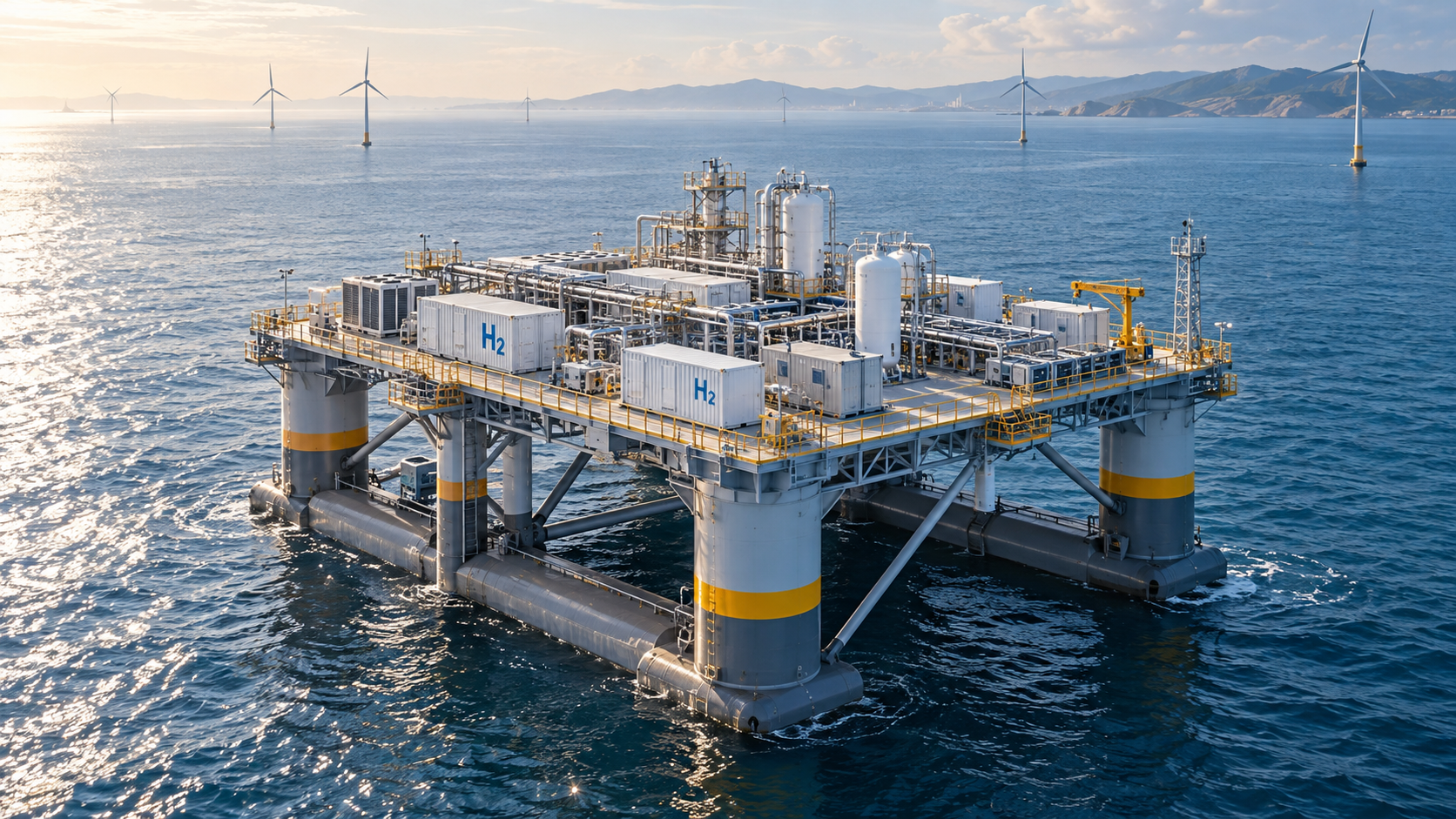 World’s First Semi-Submersible Wind-to-Hydrogen Platform Launched