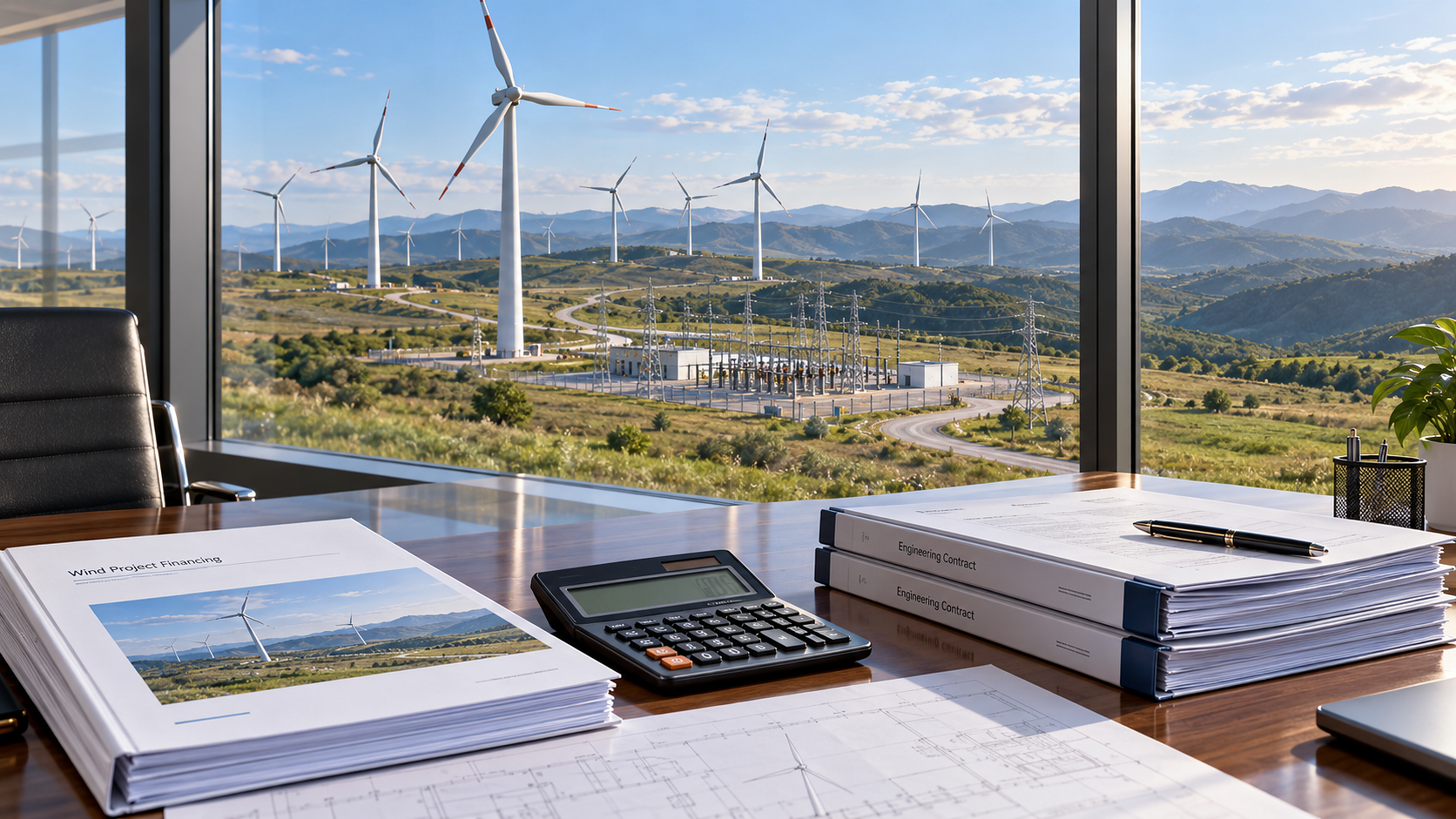 How do interest rates affect the cost of wind power generation?