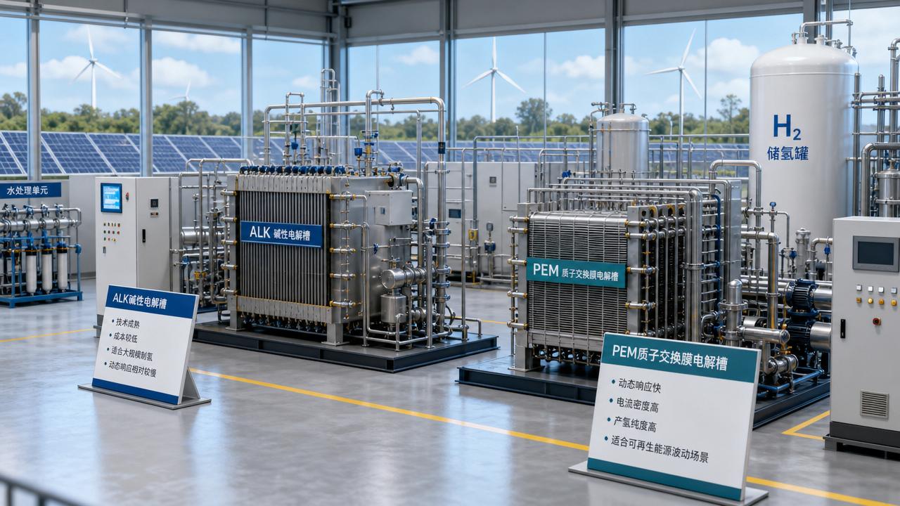 ALK vs PEM Electrolyzer Technologies for Stable Hydrogen Output