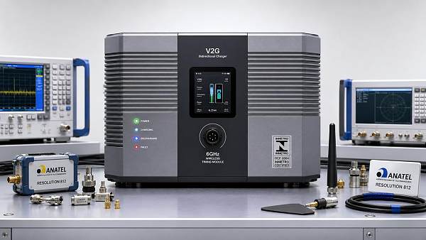 Brazil ANATEL Resolution 812 Enforces 6GHz Timing Modules for V2G Imports