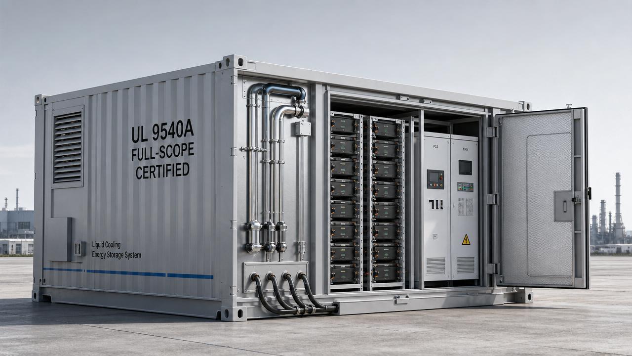 EVE Energy’s 6.9MWh Liquid-Cooled BESS Passes UL 9540A Full-Scope Testing