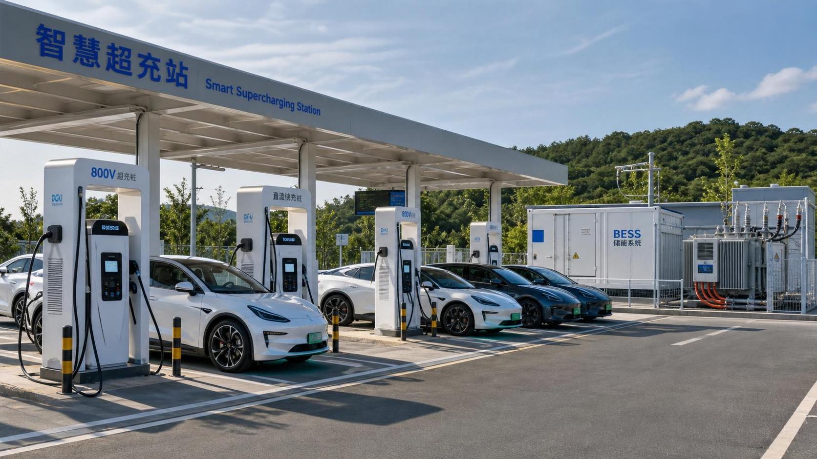 EV Charging Networks: 800V vs Conventional Fast Charging Sites