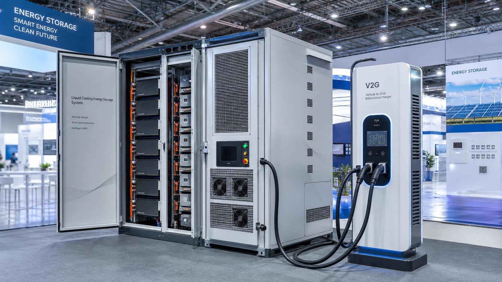 Munich Trade Signal Shifts to Liquid-Cooled BESS and V2G