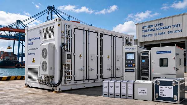 DOE Sets UL 9540A Rule for Liquid-Cooled BESS Imports