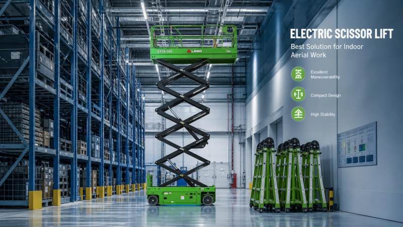 When do scissor lifts beat ladders for indoor work?