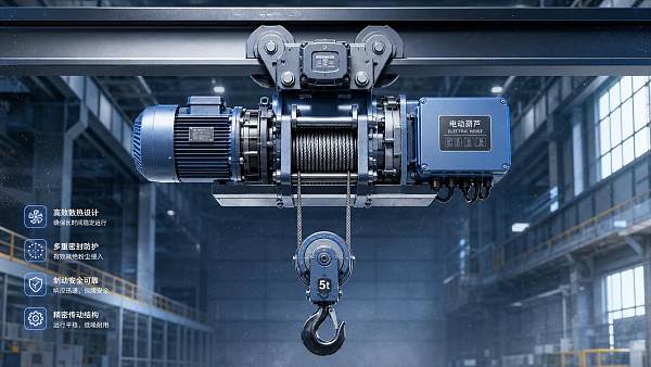 Why electric hoists fail early in dusty workshops