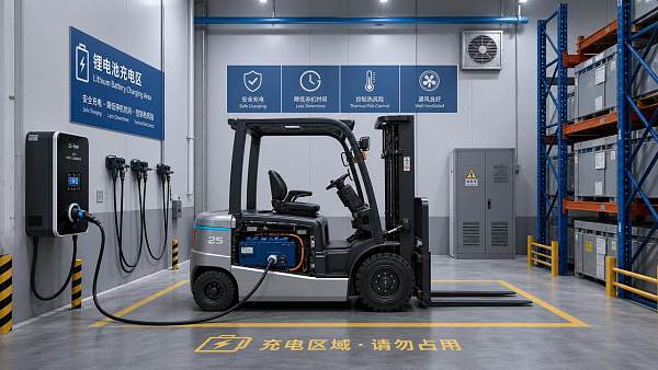 Lithium Forklift Charging: Best Practices to Cut Downtime and Heat Risk