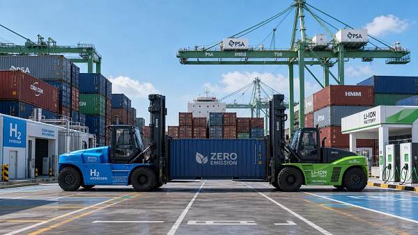 PSA Starts Hydrogen Forklift Zone at Tuas Port