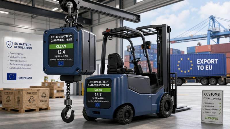 EU Battery Label Rule Hits Hoist Exports EU Battery Label Rule Hits Hoist Exports