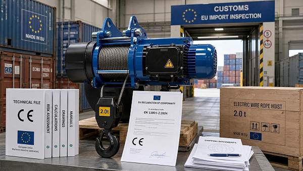 EU Rule Takes Effect July 1 for Imported Electric Hoists