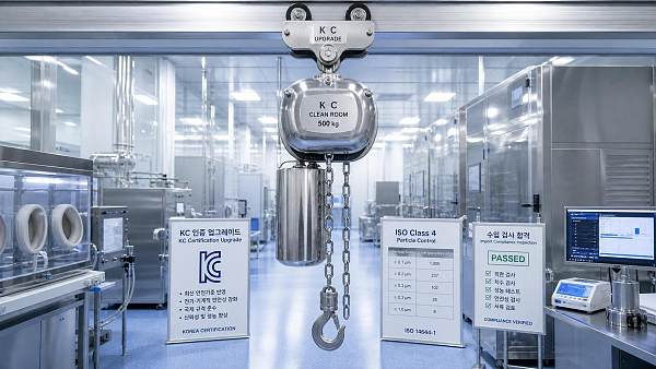 South Korea Tightens KC Rules for Cleanroom Chain Hoists