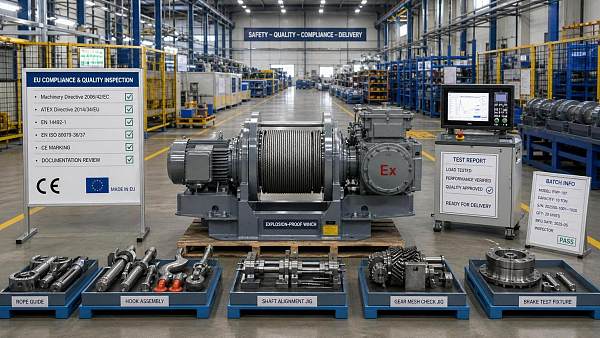 EU Rule Takes Effect for Explosion-proof Winches
