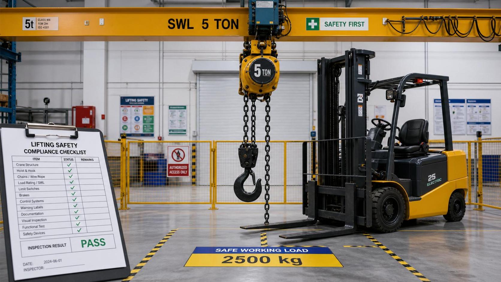 Industrial Safety Standards for Lifting: A Practical Compliance Checklist