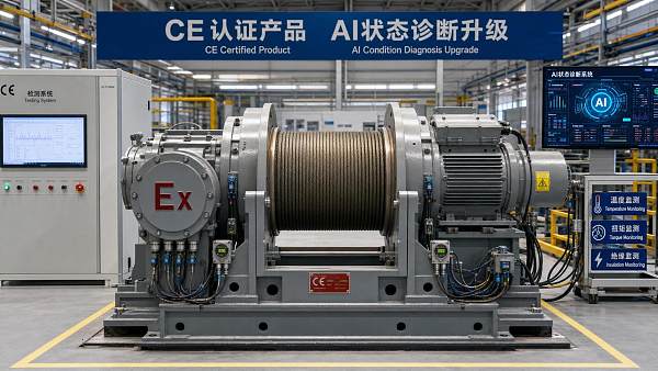 EU CE Rule Adds AI Monitoring for Explosion-Proof Winches