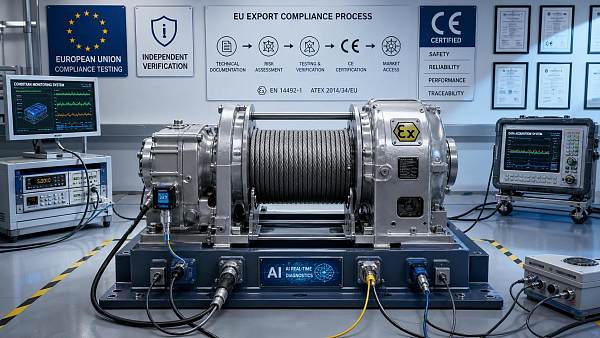 EU Rule Takes Effect: AI Diagnostics Required for Explosion-proof Winches