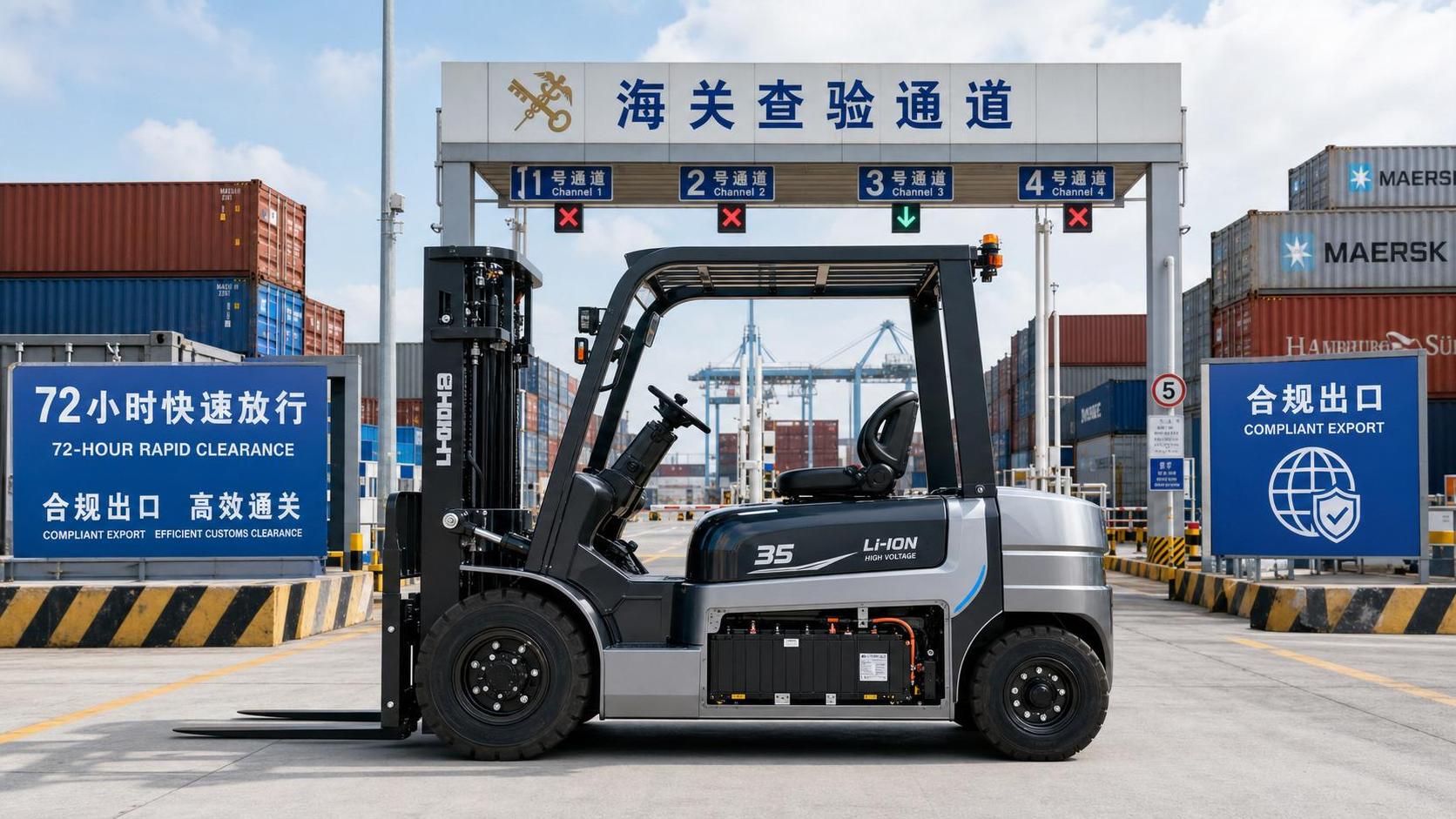 China Opens 72-Hour Green Channel for Li-ion Forklifts
