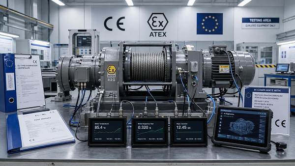EU CE Rule Takes Effect: AI Diagnostics Required for Explosion-Proof Winches