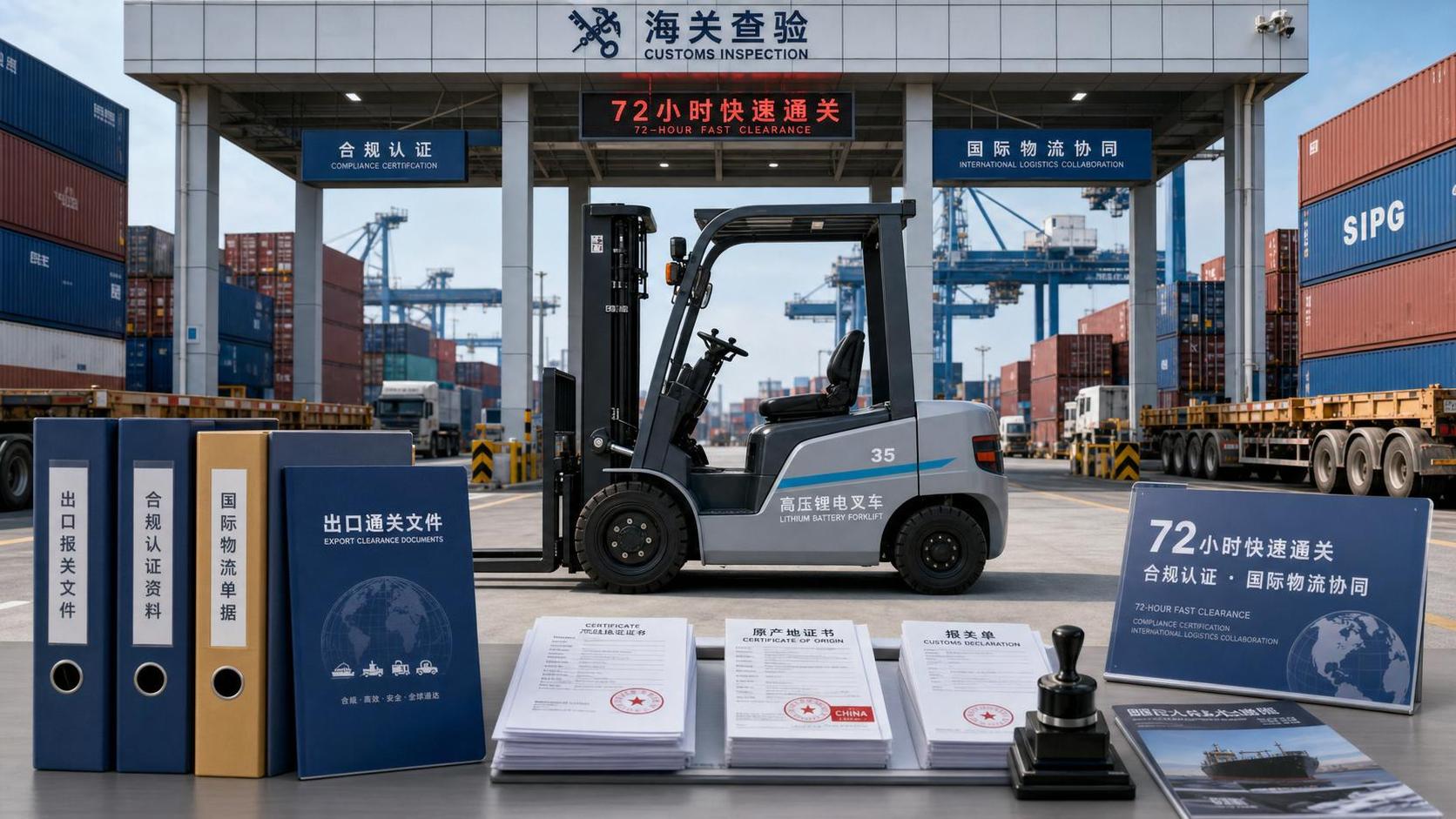 China Opens 72-Hour Customs Lane for HV Li-ion Forklifts