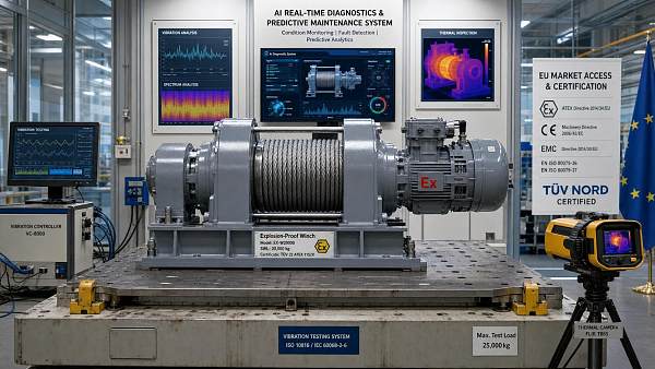 EU Rule Takes Effect on AI-Certified Explosion-proof Winches