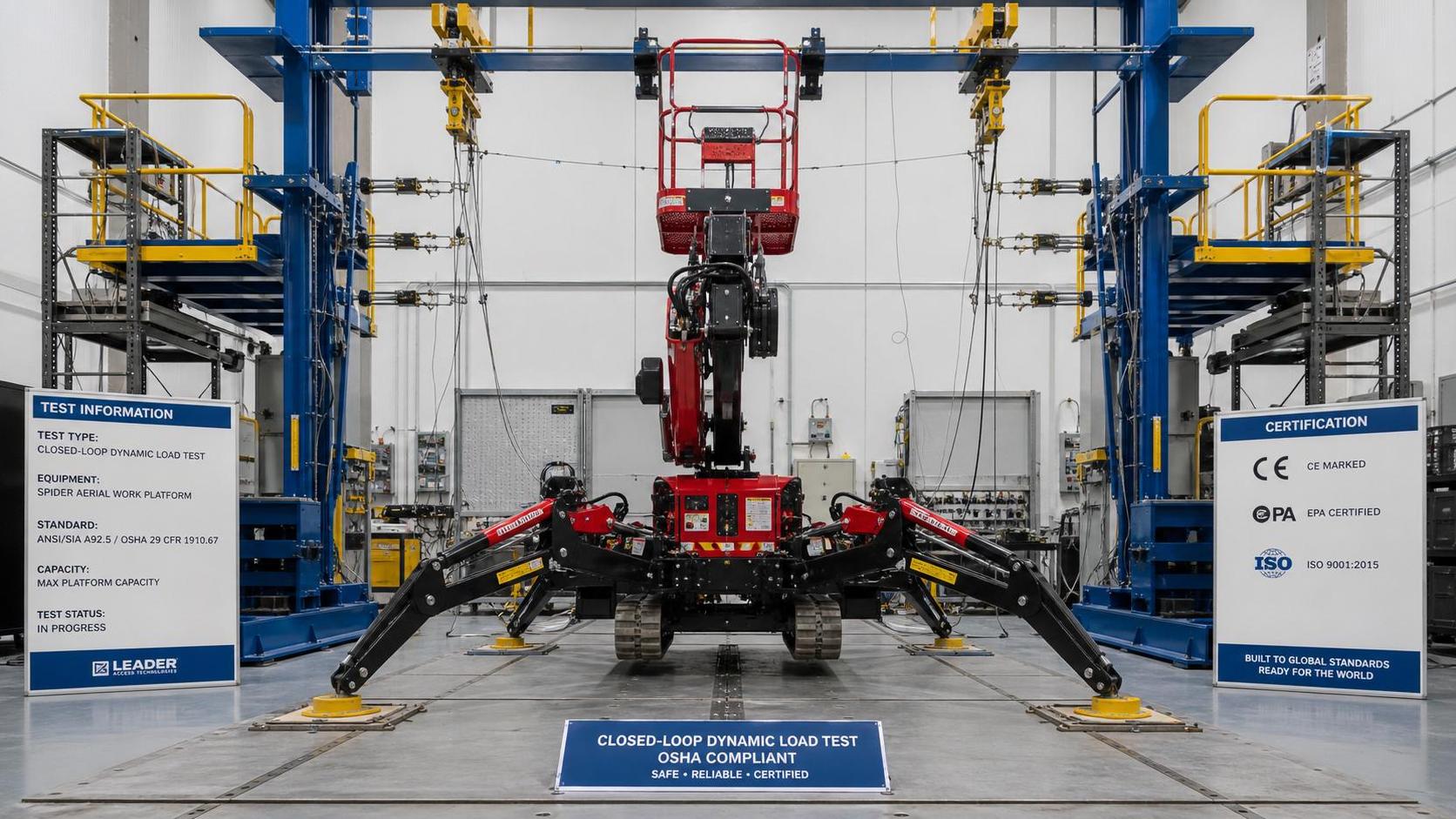 OSHA Makes Closed-Loop Load Testing Mandatory for Spider Lifts