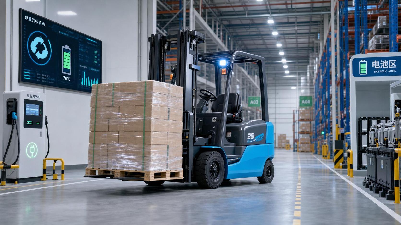 Battery Energy Recovery: How Much Can Modern Forklifts Save?