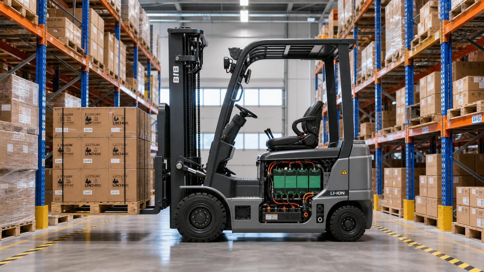 How Lithium-Ion Battery Systems Improve Energy Recovery in High-Voltage Forklifts