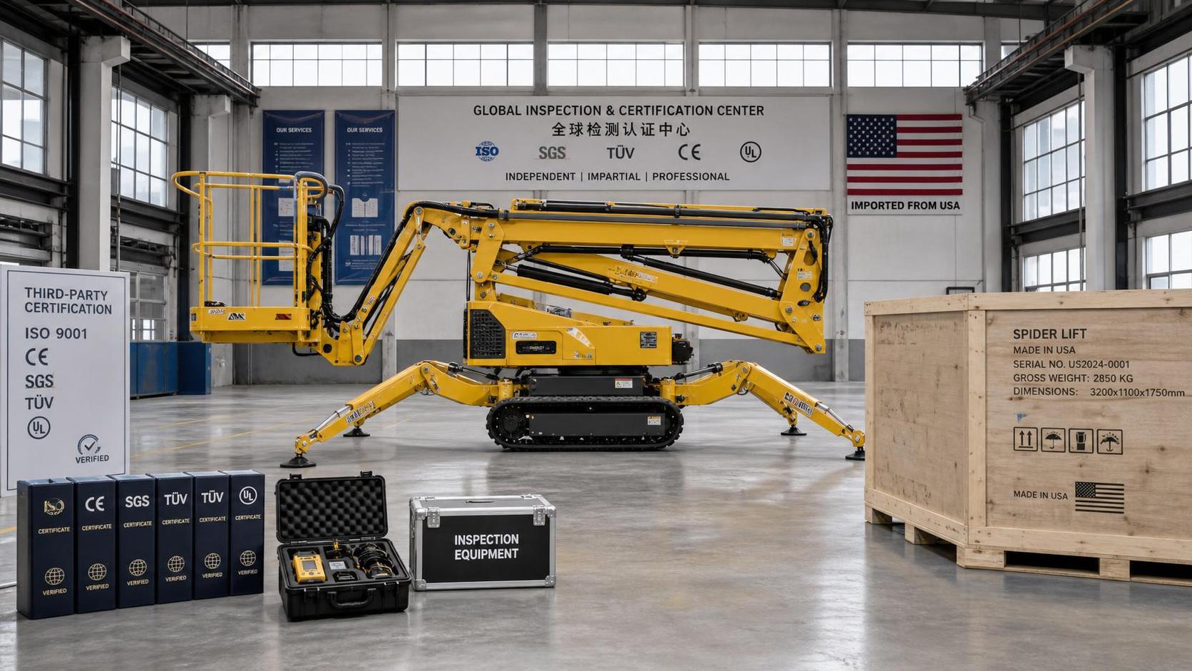 OSHA Tightens Spider Lift Compliance for U.S. Imports