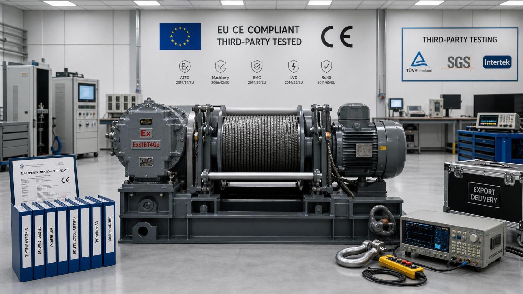 EU CE Rule Takes Effect for Ex-Proof Winches