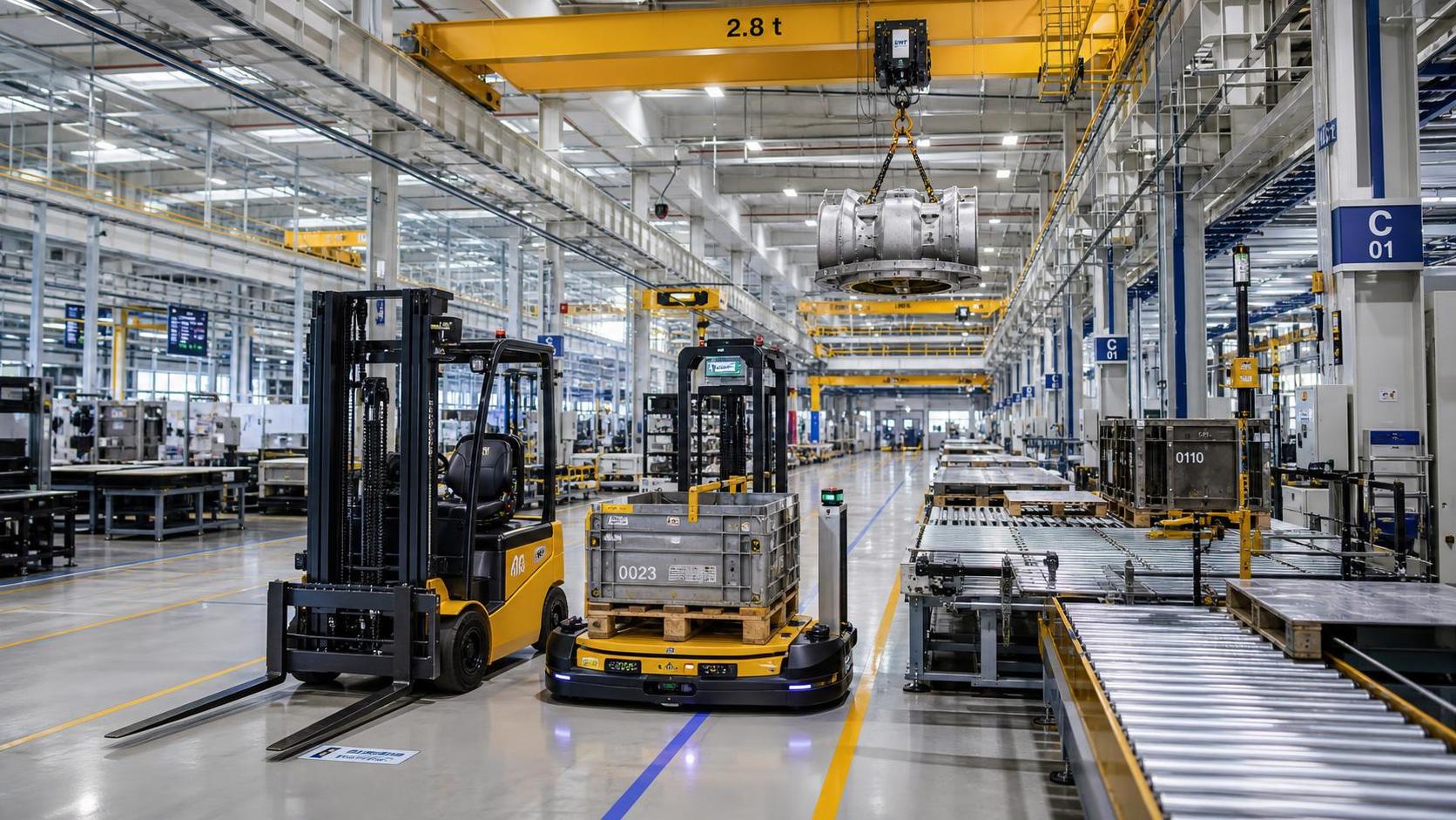 How Smart Material Handling Systems Improve Factory Throughput