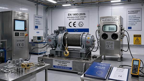 EN 1493:2026 Takes Effect for EU Explosion-proof Winches