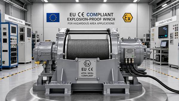 EU CE Rule Requires Vibration Module for Ex-proof Winches