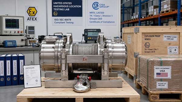 OSHA Updates U.S. Entry Rules for Explosion-proof Winches
