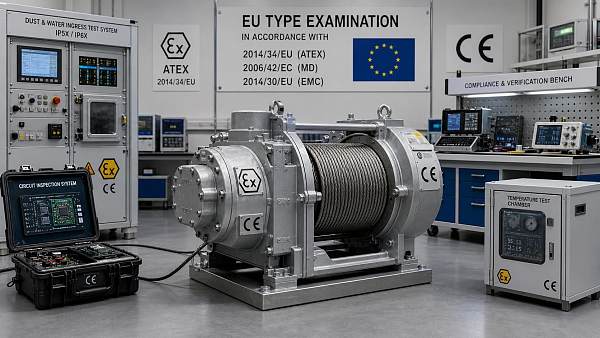 EN 1493:2026 Now Mandatory for EU Ex Winches
