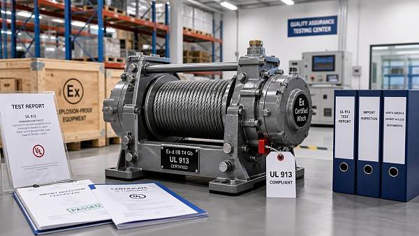 OSHA Tightens UL 913 Rules for Imported Explosion-Proof Winches