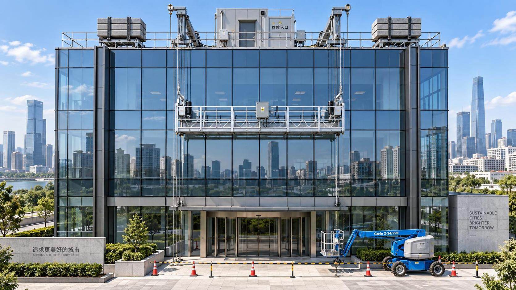 How to select high-rise maintenance equipment for limited roof access How to select high-rise maintenance equipment for limited roof access