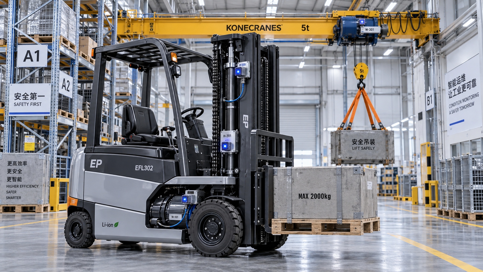 How sensor-based predictive maintenance prevents lifting equipment failures