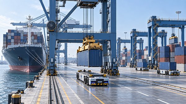 How container handling equipment affects port turnaround time