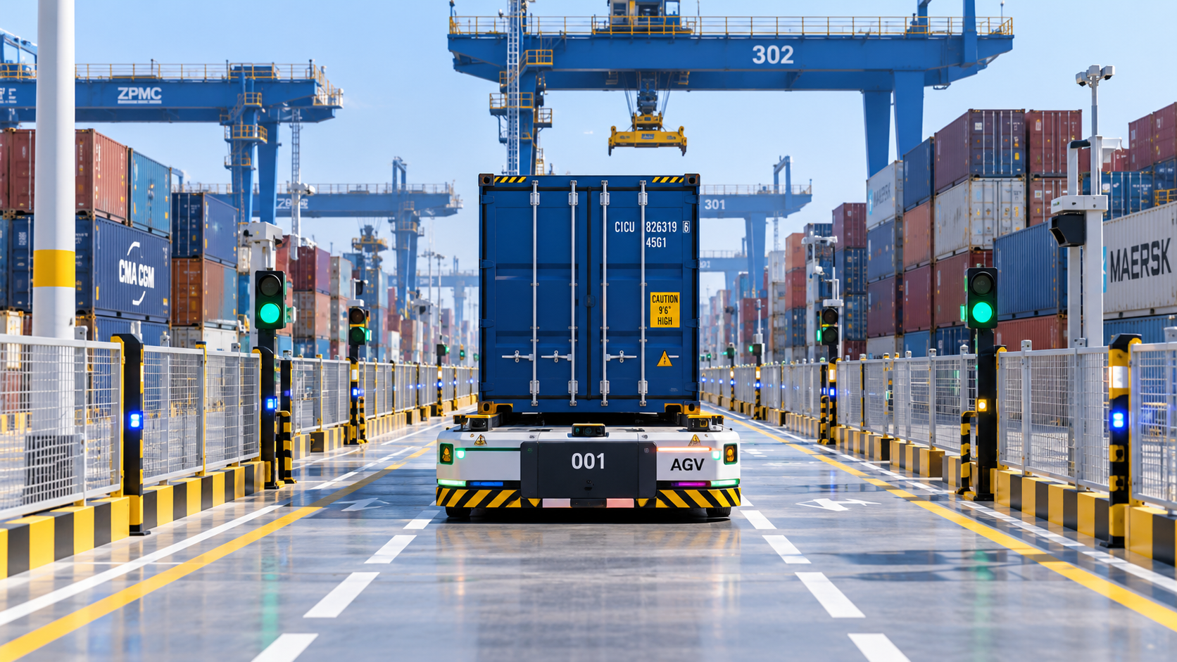 Are Automated Guided Vehicles Safe Around Container Traffic?