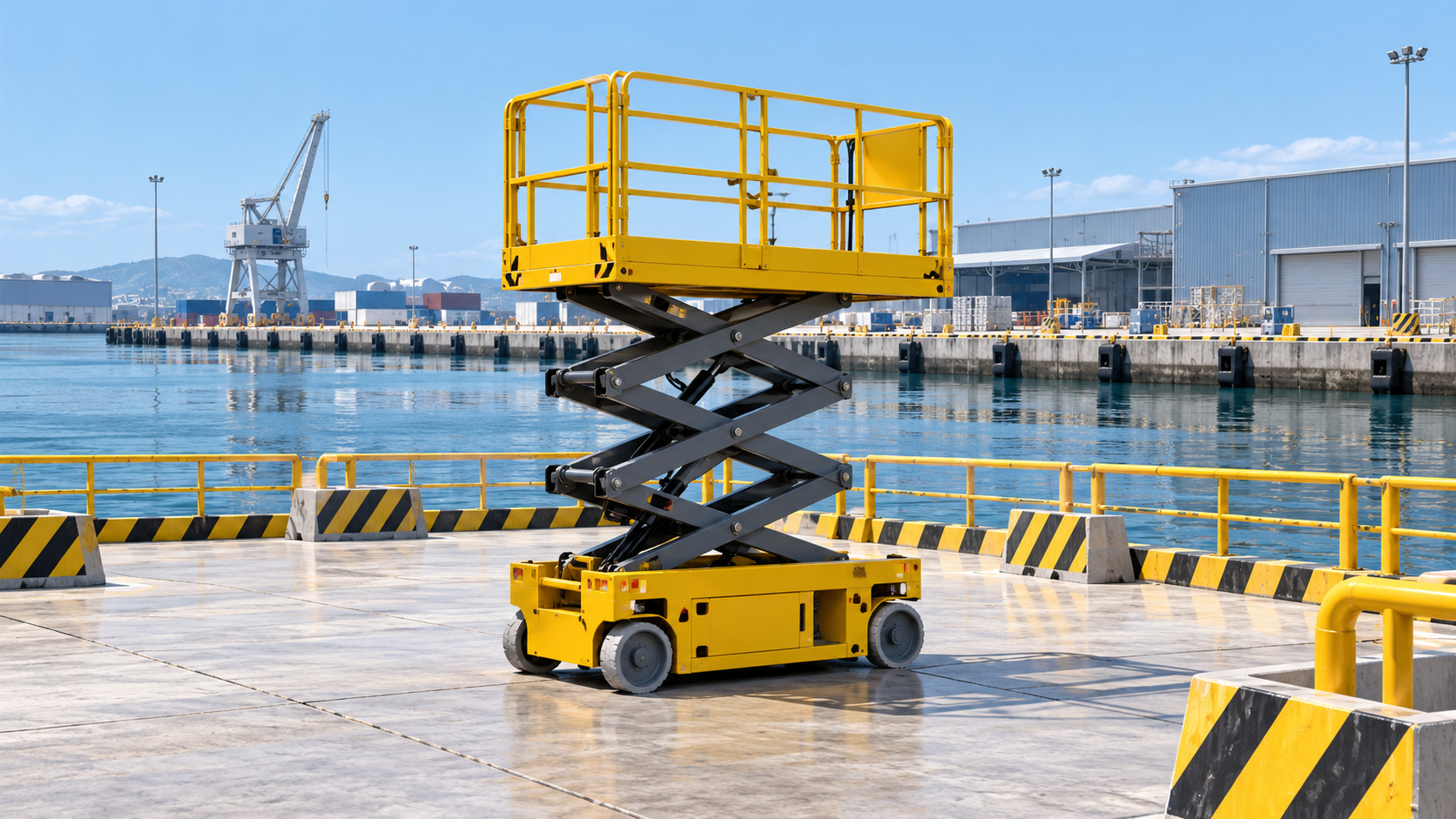 What Should Be Checked Before Using a Scissor Lift Near Water?